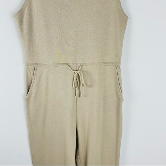 NEW New Pretty Little Thing tan ankle cinch loungewear jumpsuit 14 - Picture 4 of 9
